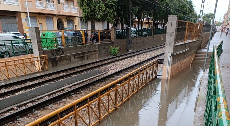 paso subterraneo Godella Burjassot lluvias FOTO: Jose Fabra River
